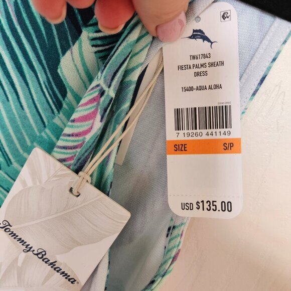 NWT! Tommy Bahama Fiesta Palms Dress - Picture 7 of 7